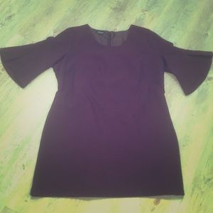 Women’s 1x dress. Eggplant purple.